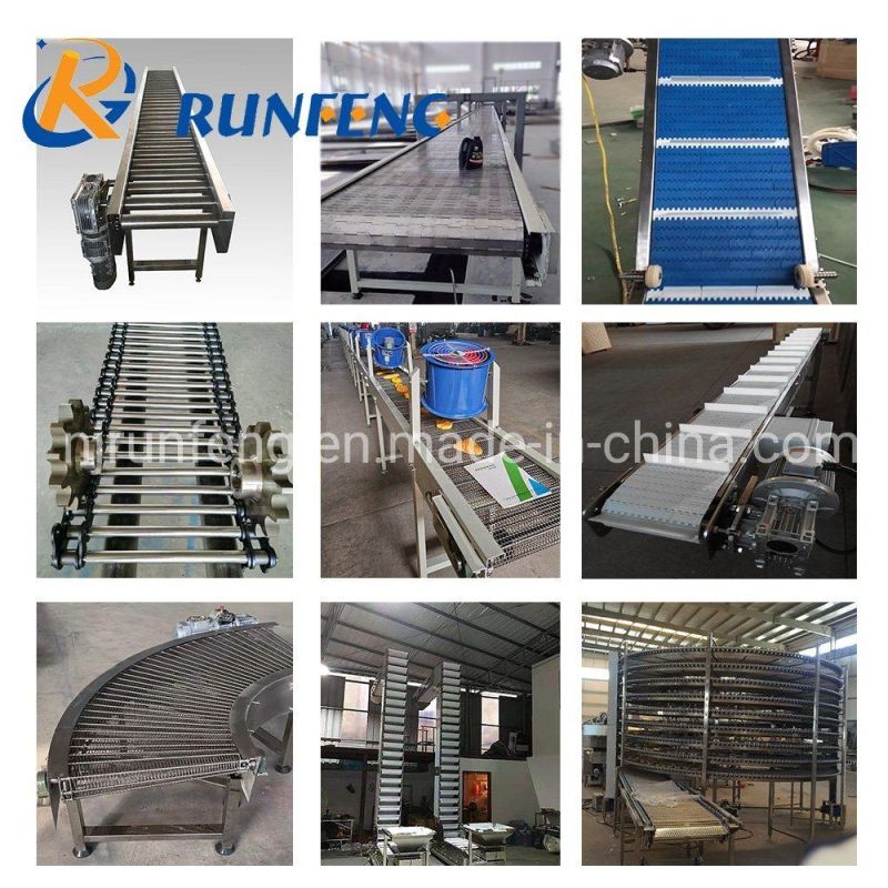 Conventional Stainless Steel Horseshoe Chain Wire Mesh Conveyor Belt for Bread Oven, Biscuits, Pizza, Sausage, Baking/Freezing/Frying/Cooling