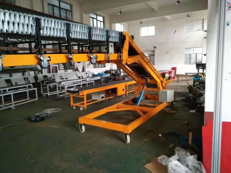 Flexible Portable Belt Conveyor for Loading Unloading Small Vehicles