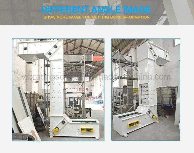 Z Shape Continuous Chain Bucket Industrial Elevator Conveyor Machine