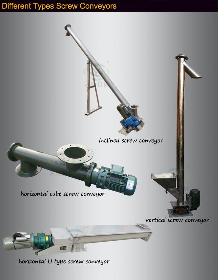 Inclined Tube Spiral Feeder for Rice Grain