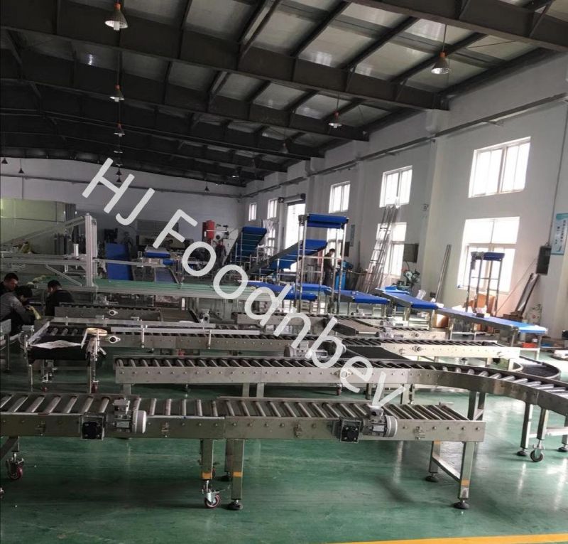 Food &Beverage Production Assembly Line Modular Belt Screw Conveyor