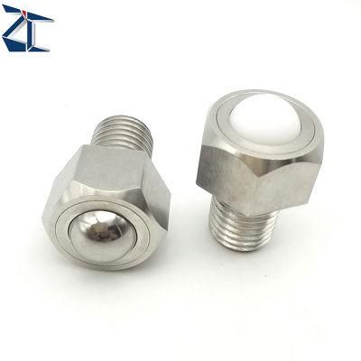 Zbchl Stainless Steel M5~M20 Hex Head Stud Type Ball Transfer Units