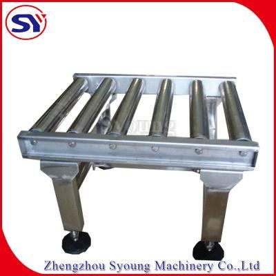 Portable Gravity Feed Aluminum Tube Roller Conveying System Pallet Turntable Conveyor