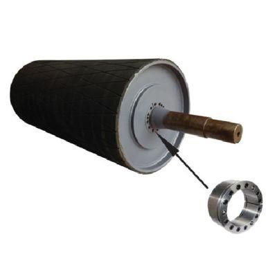 Mining Belt Conveyor Pulley Drum with Tension Sleeve Rubber Lagging Suppliers Price