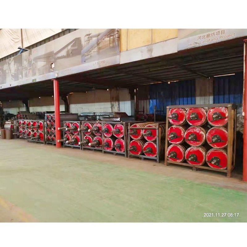 Mining Conveyor Belt Conveyor Drive Pulley Drum with Rubber & Ceramic Pulley Lagging Sheet