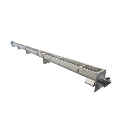 U Type Trough High Efficiency Animal Feed Shaftless Auger Screw Conveyor