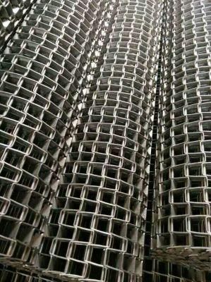 Stainless Steel 304 316 Spiral Freezer Wire Mesh Conveyor Belt Food Grade