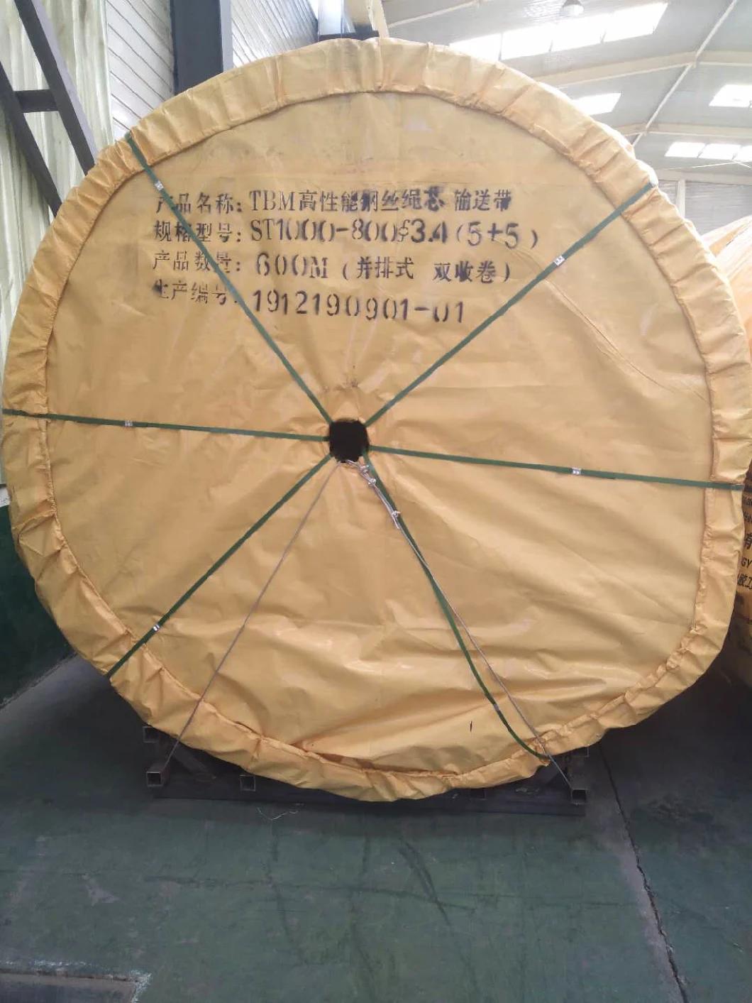 Tbm Steel Cord Rubber Conveyor Belt