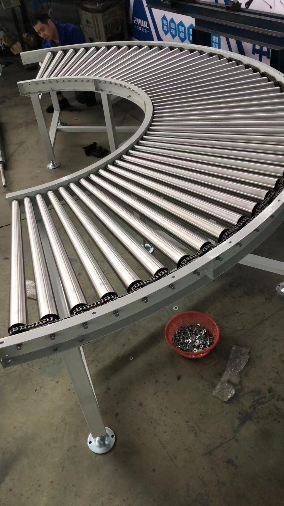 Non-Powered Pneumatic Lengthway & Crosswise Synchronous-Belt Conveyor