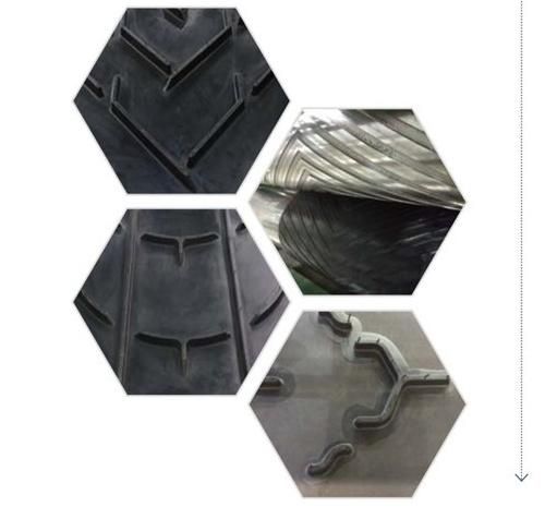 17MPa Ep430/2 5+2 Fabric Oil Resistant Rubber Closed V Chevron Conveyor Belt for Transmission