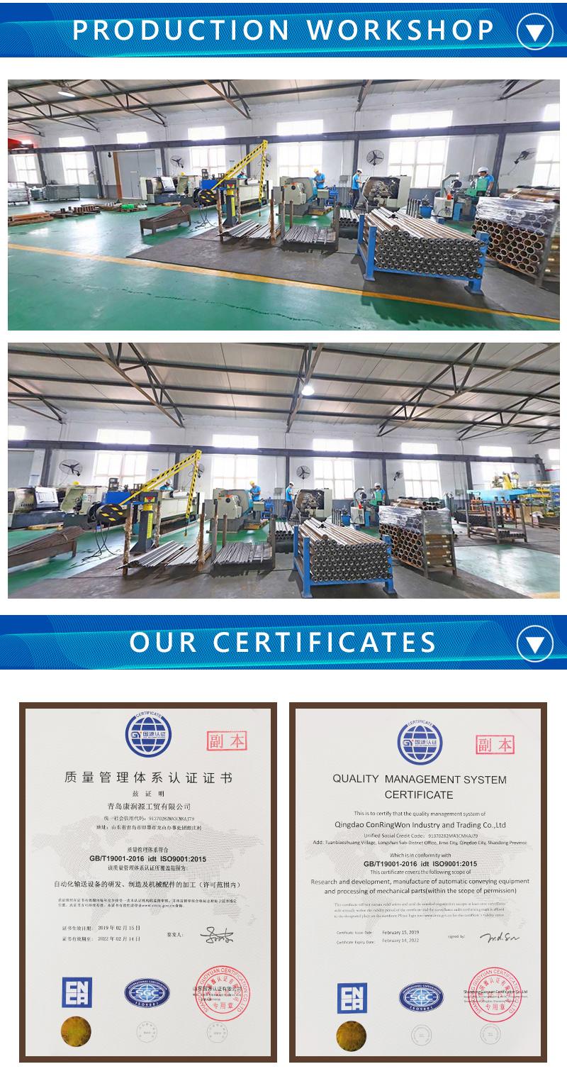 Gold Supplier China Diameter Aluminum Conveyor Steel Idler Roller