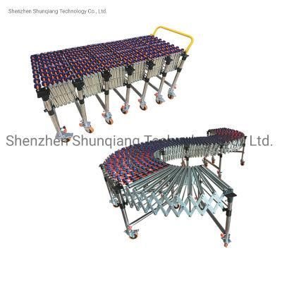 Gravity Skate Fulai Wheel Telescopic Conveyor Produced by Chinese Factory