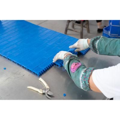 Plastic Roller Top Modular Conveyor Belt for Meat/Poultry Vegetables Packing