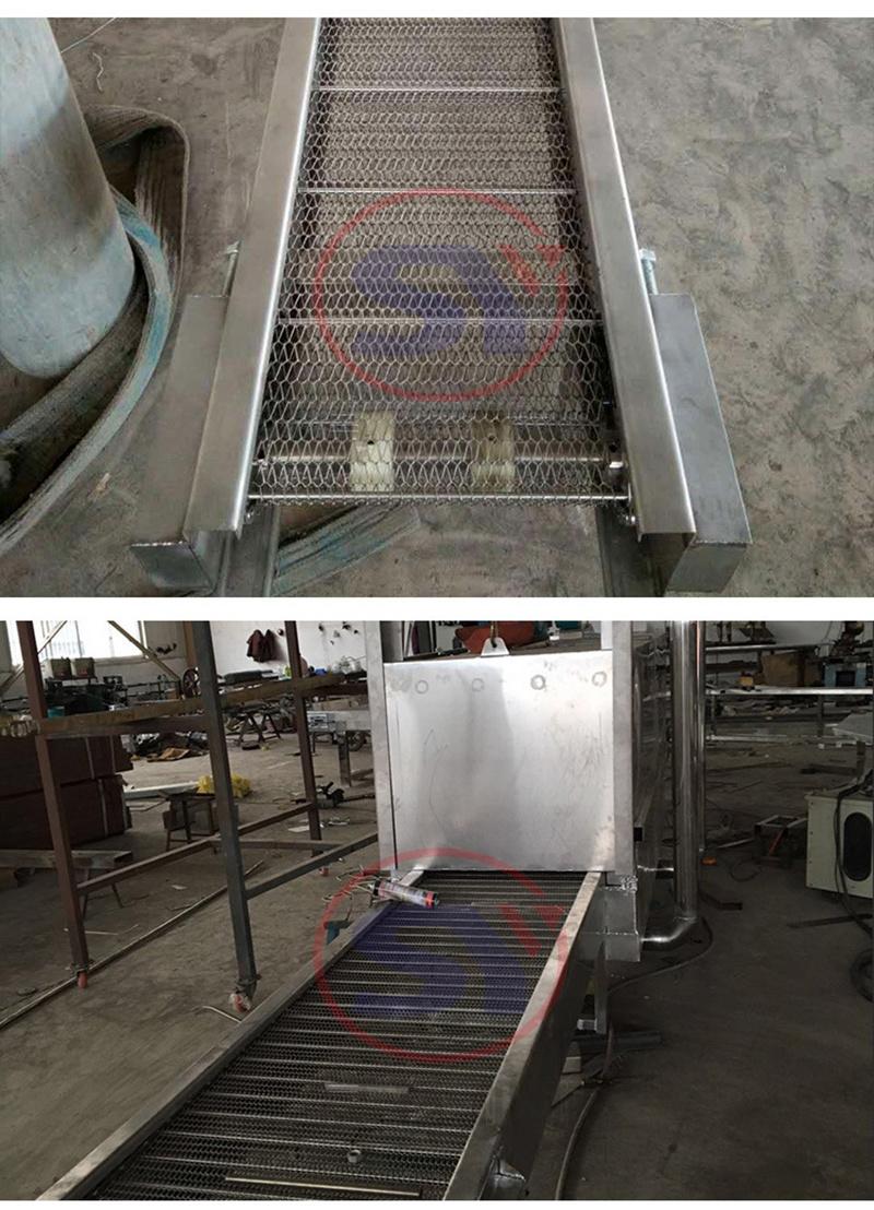 Industrial Stainless Steel Wire Mesh Belt Conveyor Machine for Food Processing/Frying/Cooling