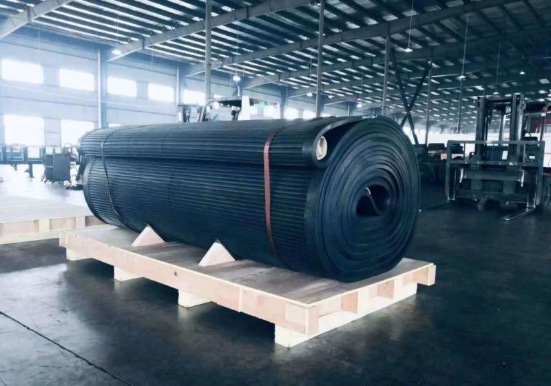 Super Wide Black Rubber Conveyor Belt for Export