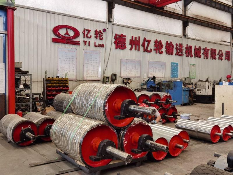 Cement Coal Sand Mine Industry Steel Pipe Belt Conveyor Hight Quality Roller Idler