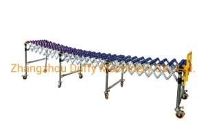 600mm Width Flexible Gravity Roller Conveyor with Skate Wheel