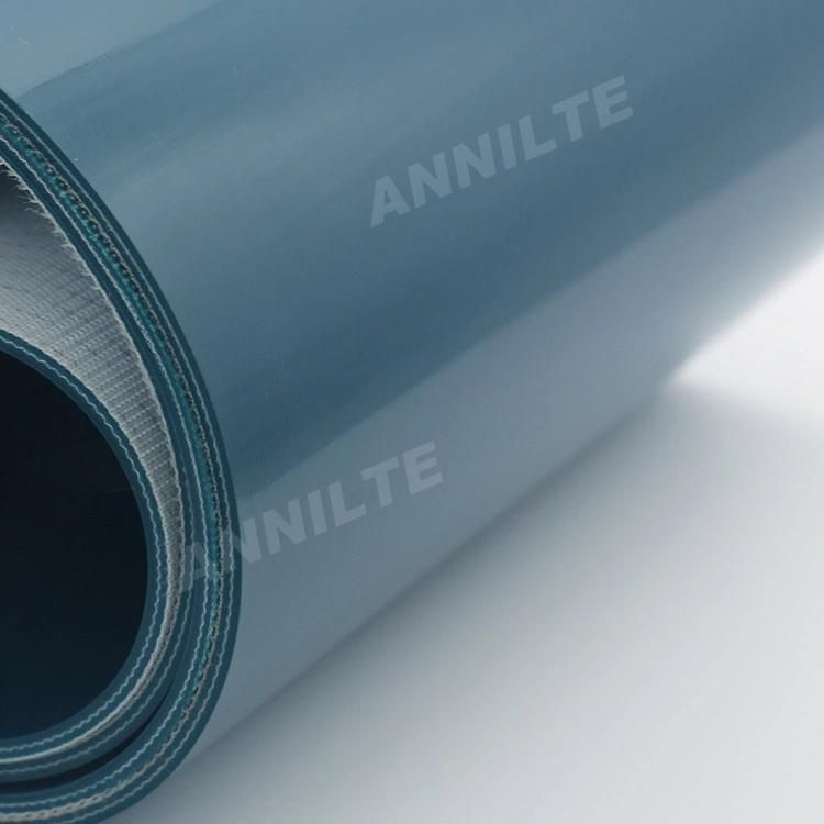 Annilte Factory Manufacturers Black Green Industrial PVC Conveyor Belt