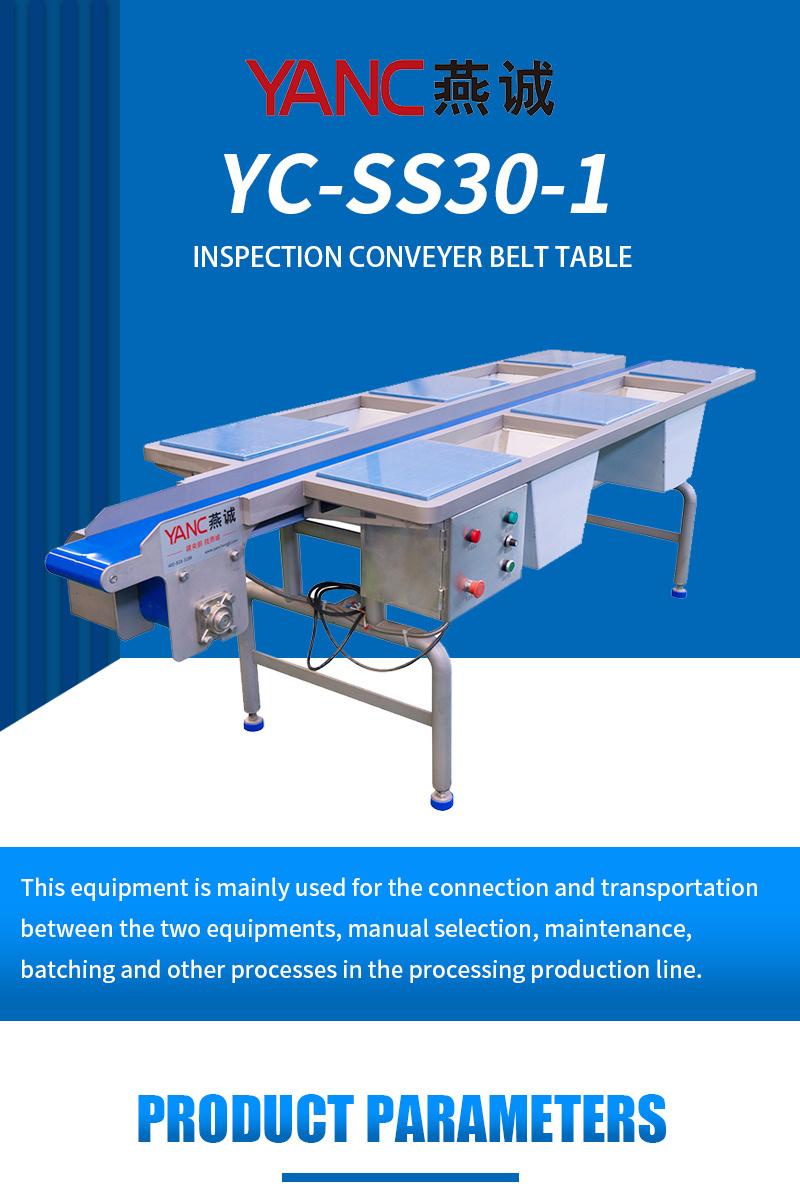 Food Grade Vegetable Inspecting Sorting Picking Belt Conveyor