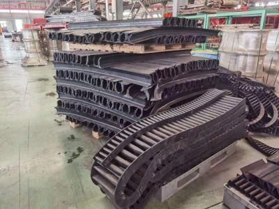 Cement Conveyor Equipment Corrugated Sidewall Conveyor Belt 800mm Width