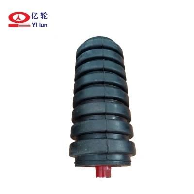 High Quality Belt Conveyor Impact Roller Rubber Roller for Mining