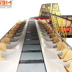 Customized Mail Sorting Machine / Parcel Sorting System / Wheel Sorting Conveyor for Express