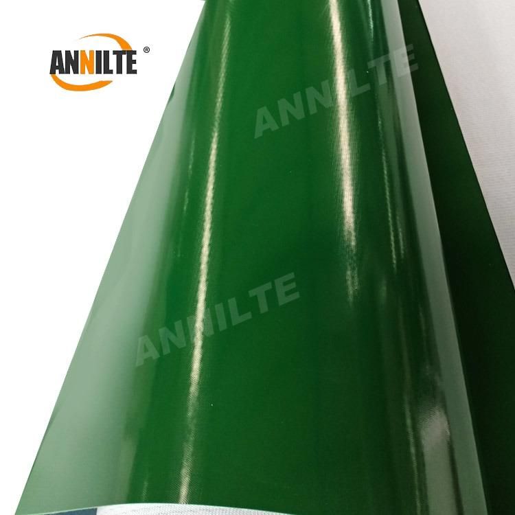 Annilte Factory Customization PVC Green Flat Belt Conveyor