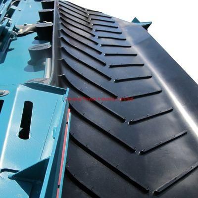 Open V Type Patterned Chevron Belt Ep Rubber Conveyor Belt for Industrial Application
