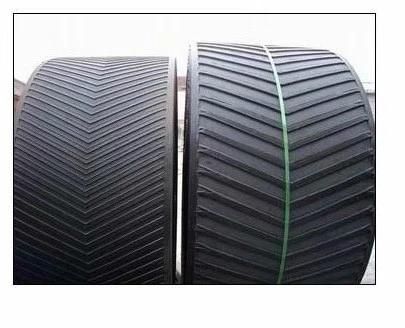 C30 Chevron Conveyor Belt Black Rubber High Quality for Export