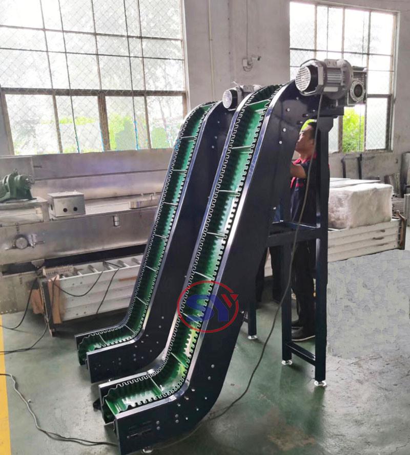 Modular Plastic Apron Belt Conveyor for Conveying Coffee Beans