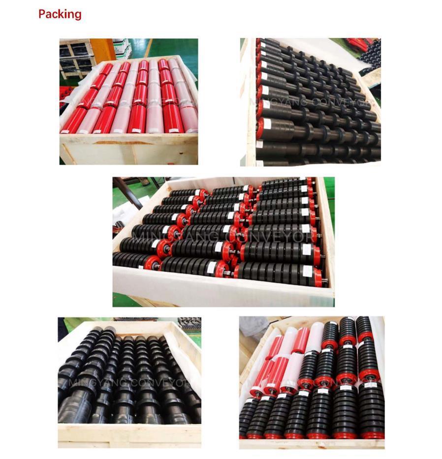 Rubber Disc Return Roller for Conveyor Flat Return Idler