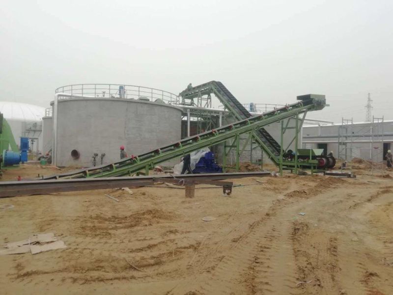 Overland Belt Conveyor Limestone Transporting Limestone From The Quarry to The Blending Bed