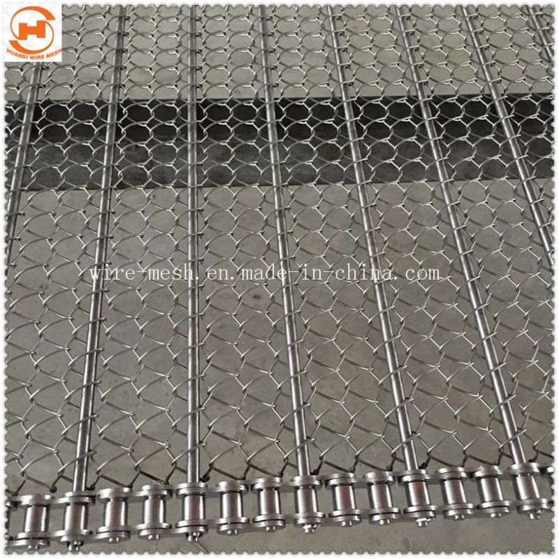 Stainless Steel Chain Driven Metal Conveyor Belt Mesh