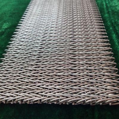 Food Grade Stainless Steel Chain Link Wire Mesh Conveyor Belt