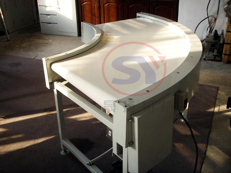 Industrial Cake Candy Automation PVC PU Rubber Timing Belt Turning Conveyor Machine