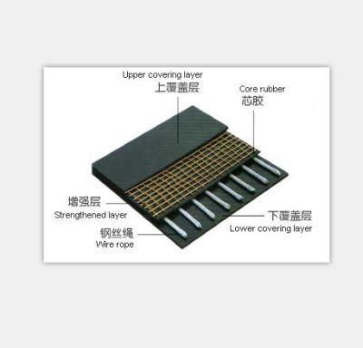 Wholesale Heavy Duty Steel Cord Rubber Conveyor Belts with Xe Reinforced for Ore Plants