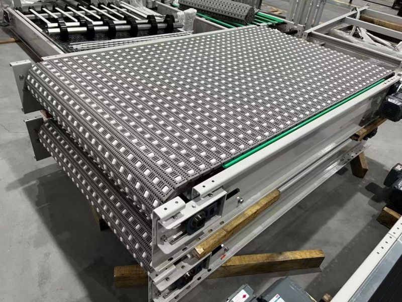 Customised Assembly Line Industrial Transfer PVC Black Belt Conveyor for Workshop