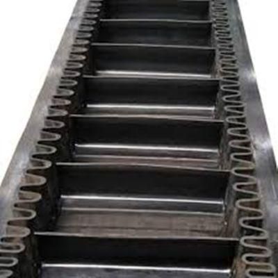 Vertical Wave Rubber Sidewall Conveyor Belt for Wall Stand