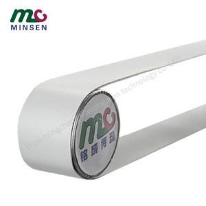 Factory Light Grey Wear-Resistant, Anti-Slip, Static Circular Printing Packaging PU Environmental Conveyor Belt