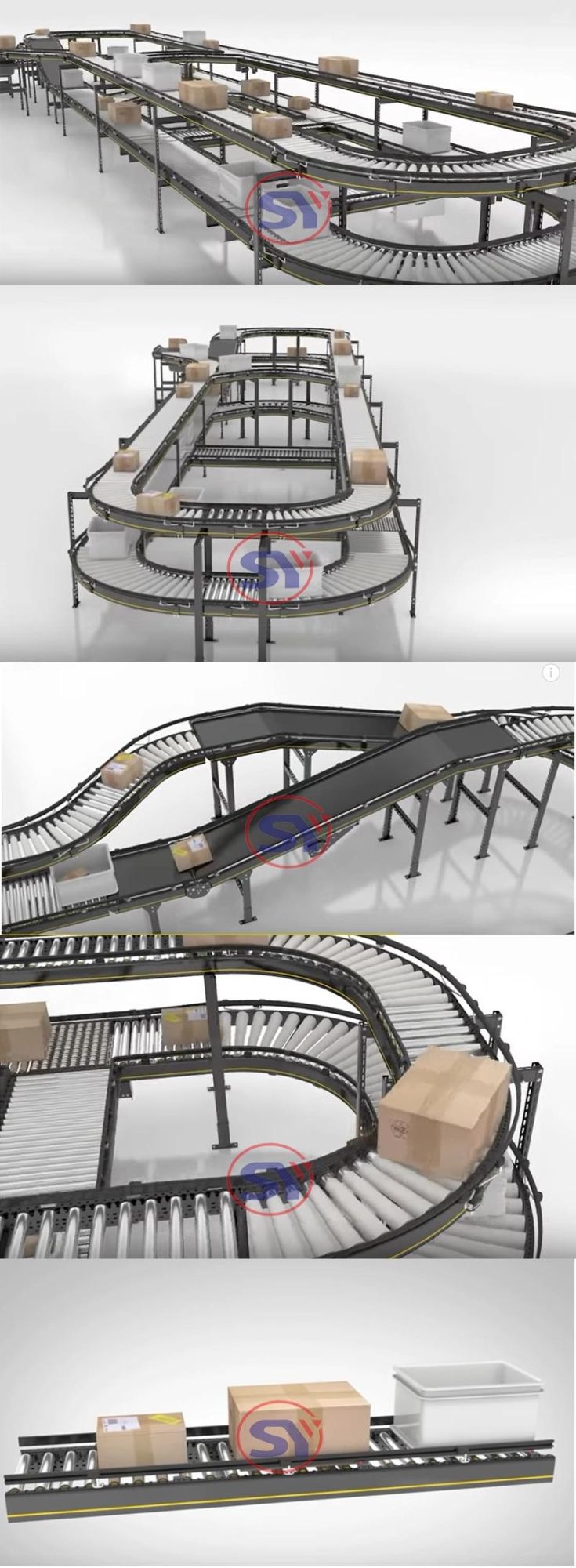 Automatized Roller Platform Pallet Conveyer for Tyre Tire