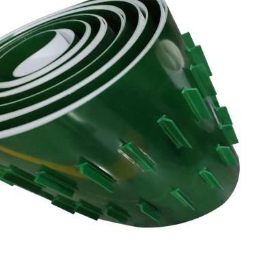 PVC Green Profile Cleated PVC Conveyor Belt with Baffle