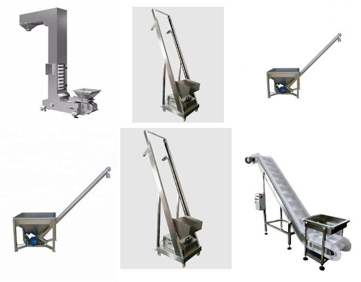 Automatic Z Shape Bucket Conveyor Raise 304 Stainless Steel Belt Conveyor Elevator for Food