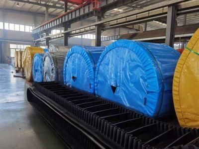 China Factory Black Pattern Conveyor Industrial Rubber Transport Belt for Sale