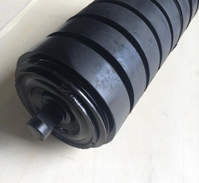 Impact Roller with Rubber Ring for Conveyors