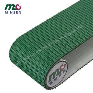 Factory High Quality 4.0mm~7.0mm Green PVC/PU/Pvk Light Duty/Weight Industrial Conveyor/Transmission/Timing Belting/Belt with Grass Pattern