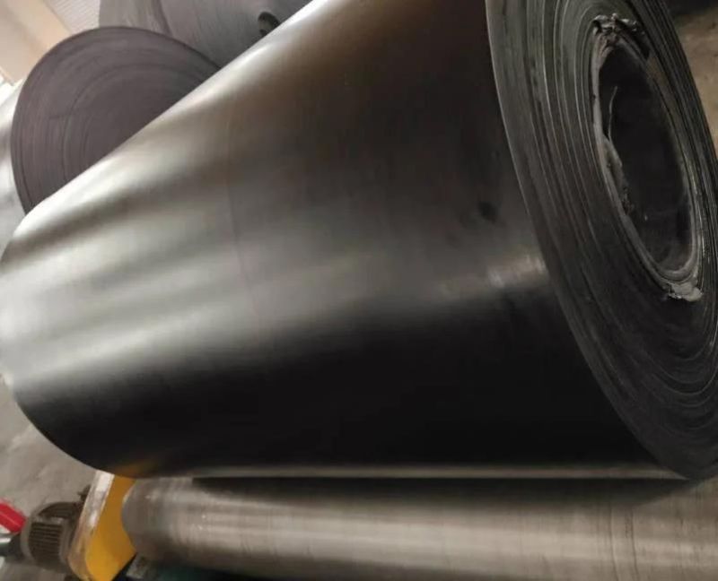 Super Wide Black Rubber Conveyor Belt for Export