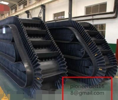 Steel Reinforced Corrugated Sidewall 70 Degree Conveyor Belting (B400-2200)