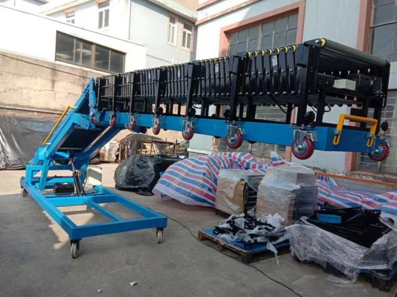 20FT Container Loading Unloading Belt Conveyor System