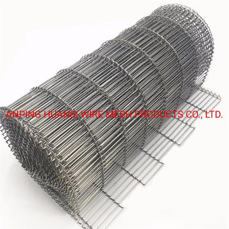 Stainless Steel Flat Flex Wire Mesh Conveyor Belt for Food Processing/Baking