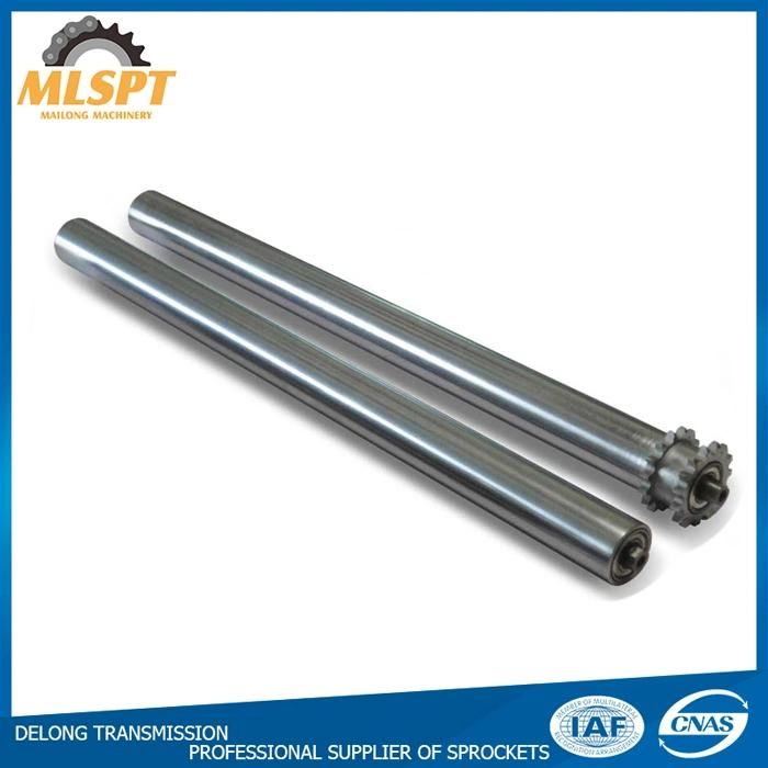 The Conveyor Steel Roller with Sprocket for The Roller Conveyor